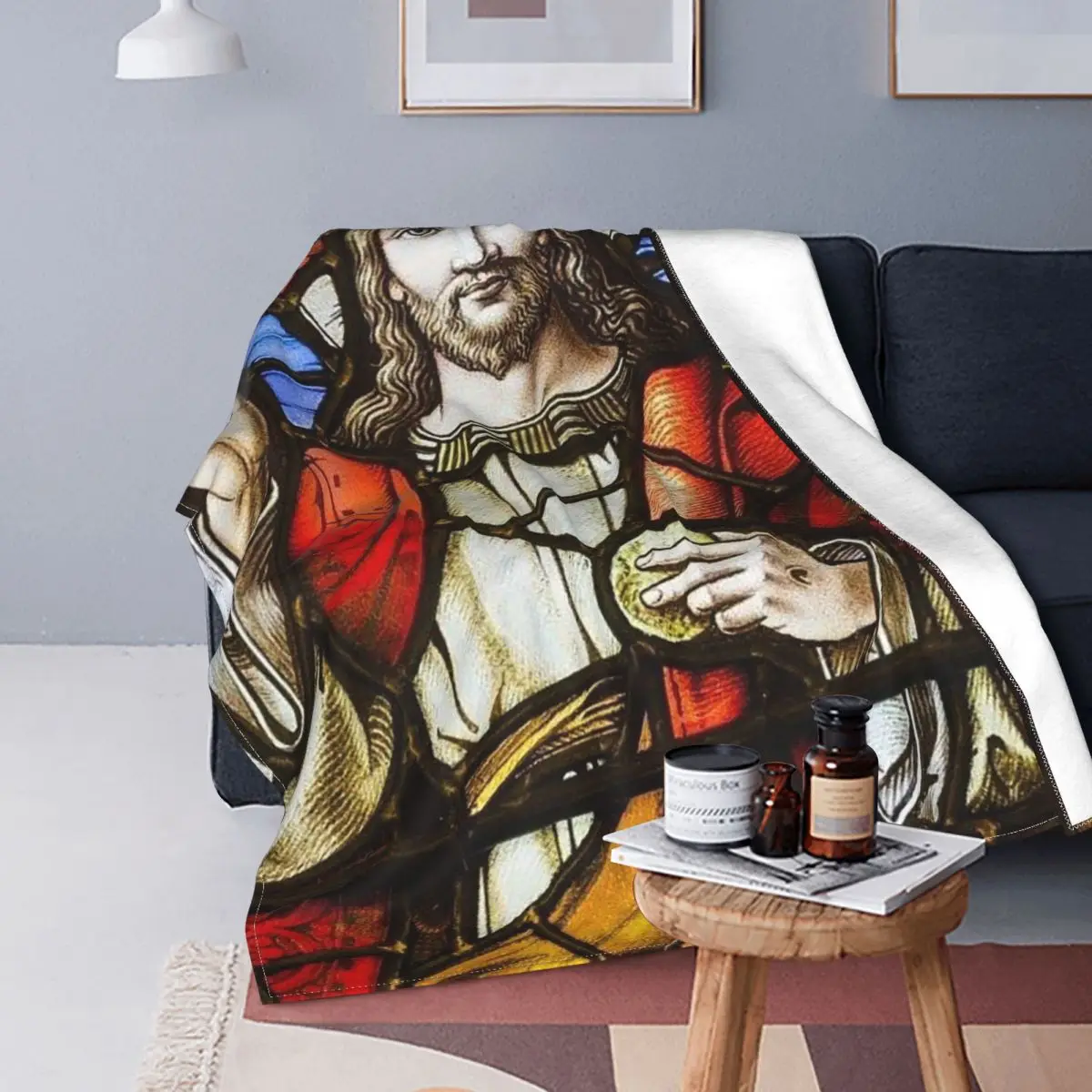 Christian God Bless Fleece Throw Blankets Traditional Religion of Jesus Blankets for Bed Office Warm Plush Thin Quilt
Christian God Bless Fleece Throw Blankets Traditional Religion of Jesus Blankets for Bed Office Warm Plush Thin Quilt