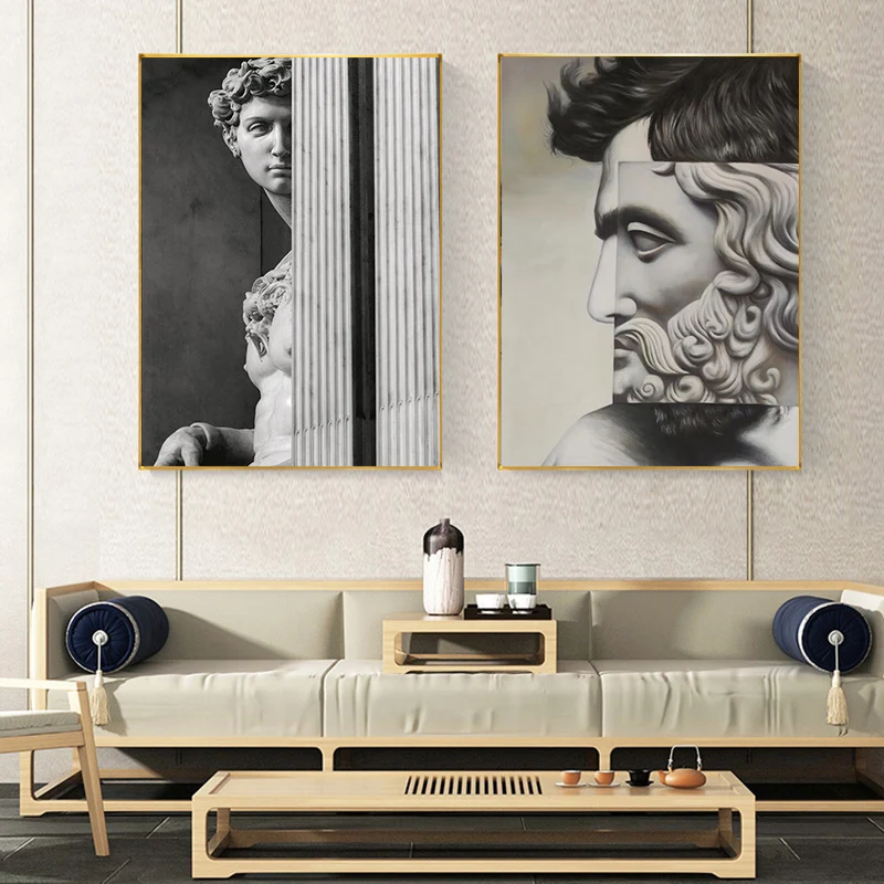 Nordic David Sculpture Posters and Prints Modern Statue of David Wall Art Pictures Canvas Paintings on The Wall Home Decoration
Nordic David Sculpture Posters and Prints Modern Statue of David Wall Art Pictures Canvas Paintings on The Wall Home Decoration