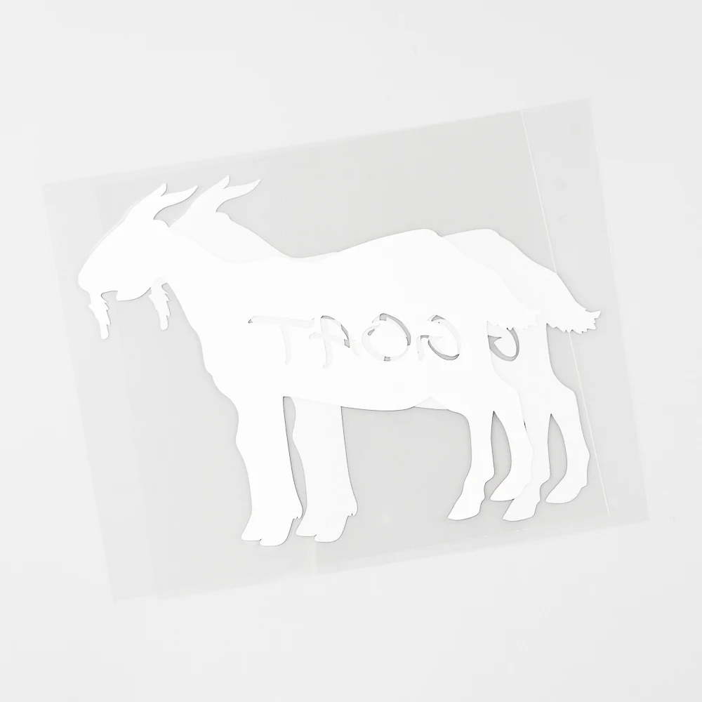 YJZT 13CM10.8CM Fashion Animal Goat Vinyl High-quality Decal Car Sticker Black/Silver 8C-0625
YJZT 13CM10.8CM Fashion Animal Goat Vinyl High-quality Decal Car Sticker Black/Silver 8C-0625