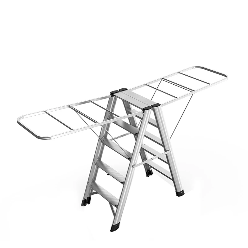 Aluminum alloy ladder drying rack dual-use household folding multifunctional herringbone ladder thickening quilt stair stool
Aluminum alloy ladder drying rack dual-use household folding multifunctional herringbone ladder thickening quilt stair stool