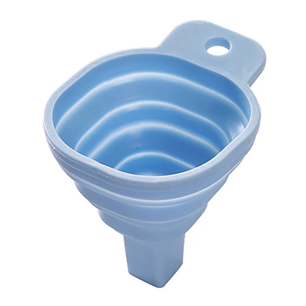 High Quality Food Grade Silicone Gel Folding Funnel Telescopic Long Neck Funnel Liquid Filling Foldable Wide Mouth Kitchen Tools 
High Quality Food Grade Silicone Gel Folding Funnel Telescopic Long Neck Funnel Liquid Filling Foldable Wide Mouth Kitchen Tools