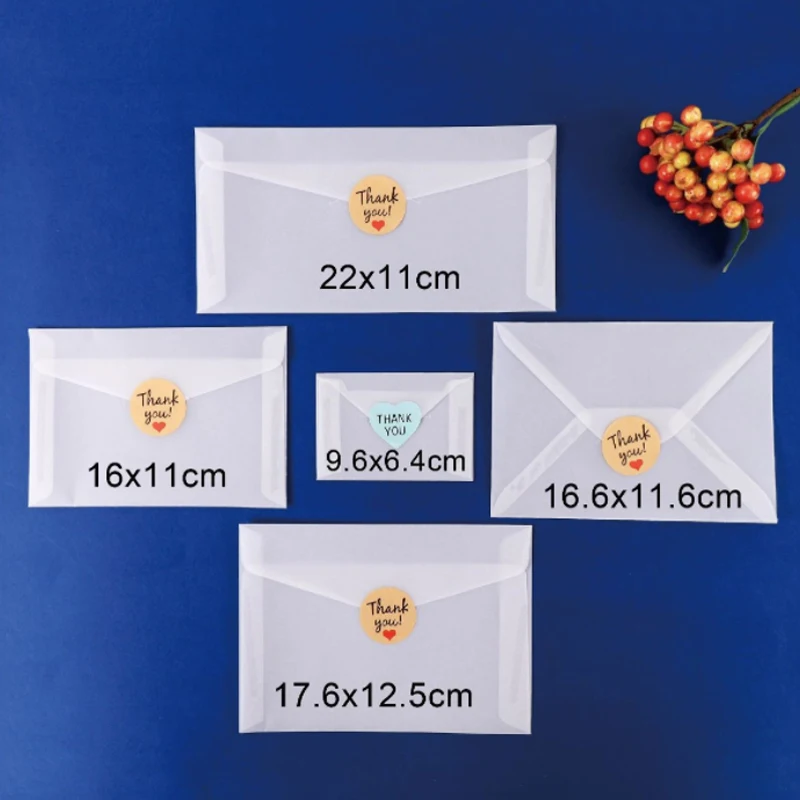 10pcs Blank Translucent Envelope Sulfuric Acid Paper Envelope Storage Photo Postcard Antique Custom Wedding Invitation Gift
10pcs Blank Translucent Envelope Sulfuric Acid Paper Envelope Storage Photo Postcard Antique Custom Wedding Invitation Gift