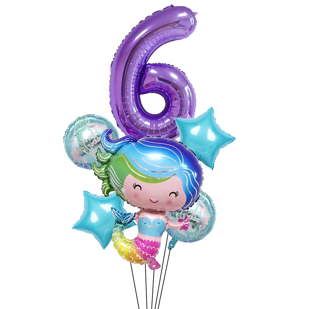 32 inch Number Foil Balloons Little Mermaid Party Supplies Mermaid Birthday Party Favors Kids Girl Balloons Parties Decorations
32 inch Number Foil Balloons Little Mermaid Party Supplies Mermaid Birthday Party Favors Kids Girl Balloons Parties Decorations