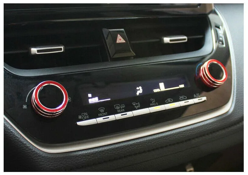 100% Brand New AC Knob Cover Trim 2pcs Accessories Aluminum Alloy For Toyota Corolla High Quality Red Replacement
100% Brand New AC Knob Cover Trim 2pcs Accessories Aluminum Alloy For Toyota Corolla High Quality Red Replacement