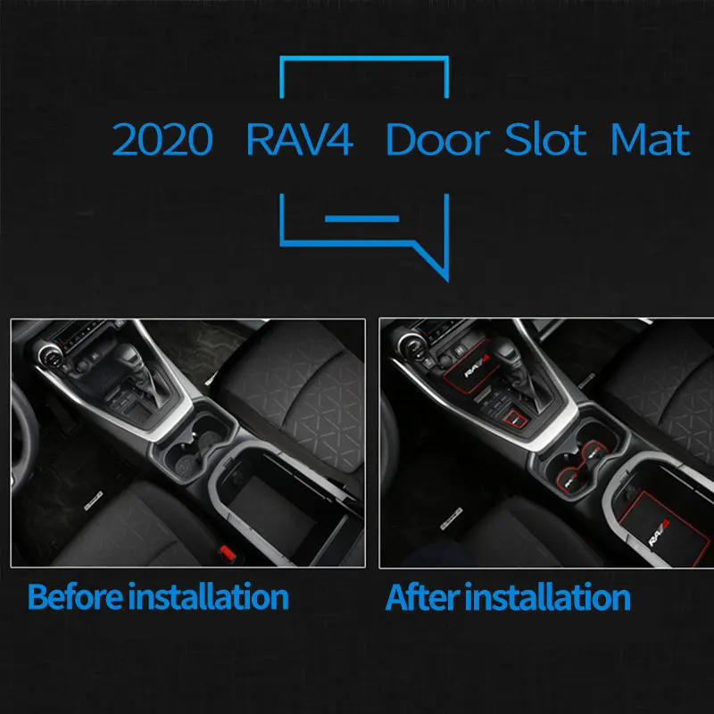 Anti-Slip Gate slot cup mat for Toyota RAV4 2020 Interior Door Pad/Cup Non-slip pad Accessories
Anti-Slip Gate slot cup mat for Toyota RAV4 2020 Interior Door Pad/Cup Non-slip pad Accessories