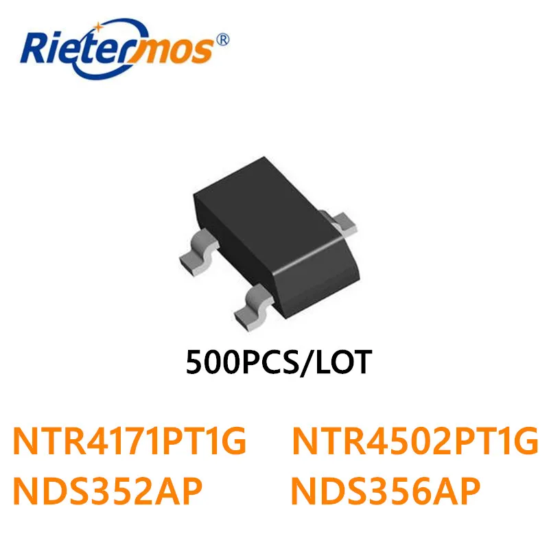 500 шт., NTR4171PT1G, NTR4502PT1G, NDS352AP, NDS356AP, NTR4171P, NTR4502P, NDS352, NDS356, PMOS 30 в, SOT23
500 шт., NTR4171PT1G, NTR4502PT1G, NDS352AP, NDS356AP, NTR4171P, NTR4502P, NDS352, NDS356, PMOS 30 в, SOT23