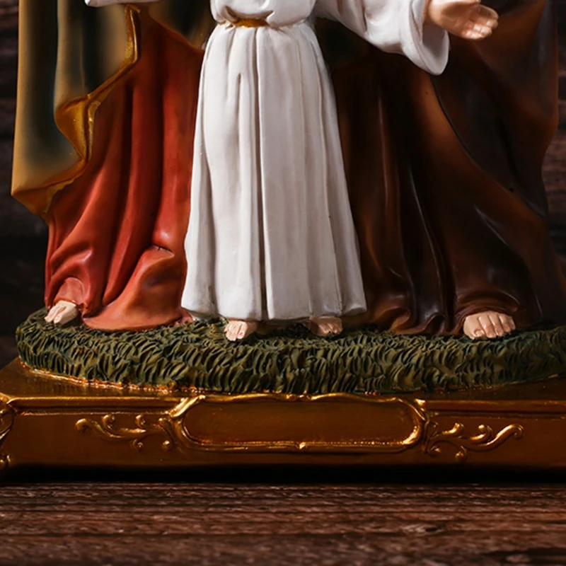 Religious Family of Jesus Landscape Desktop Ornament Resin Statue Figurine Creative Sculpture for Home Decor Indoor
Religious Family of Jesus Landscape Desktop Ornament Resin Statue Figurine Creative Sculpture for Home Decor Indoor