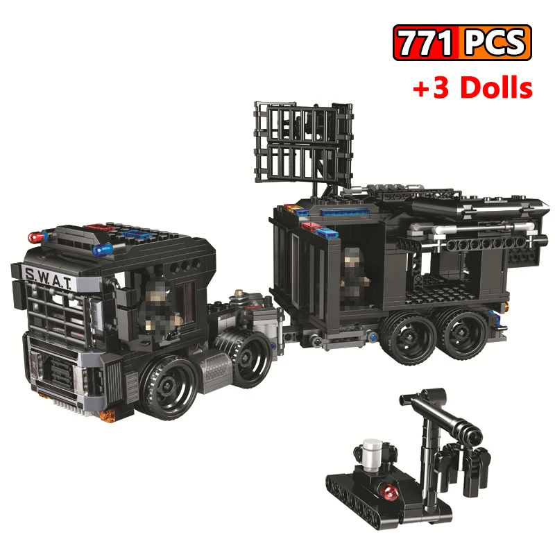 City Police SWAT Building Blocks Technical DIY Figures Car Helicopter Armored Vehicle Mini Bricks MOC Educational Toys For Boys
City Police SWAT Building Blocks Technical DIY Figures Car Helicopter Armored Vehicle Mini Bricks MOC Educational Toys For Boys