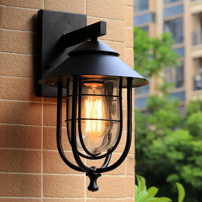 Vintage Retro Wall Lamps Iron Black Wall Sconces Rainproof Indoor Outdoor Wall Lights Porch Bar Garden Living Room Aisle Lamps
Vintage Retro Wall Lamps Iron Black Wall Sconces Rainproof Indoor Outdoor Wall Lights Porch Bar Garden Living Room Aisle Lamps