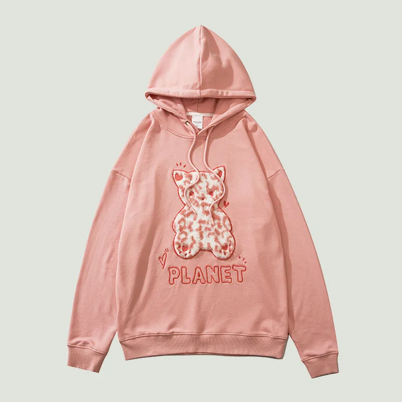 Свободный хлопковый пуловер унисекс, в стиле хип-хоп, с мультяшной вышивкой
Свободный хлопковый пуловер унисекс, в стиле хип-хоп, с мультяшной вышивкой