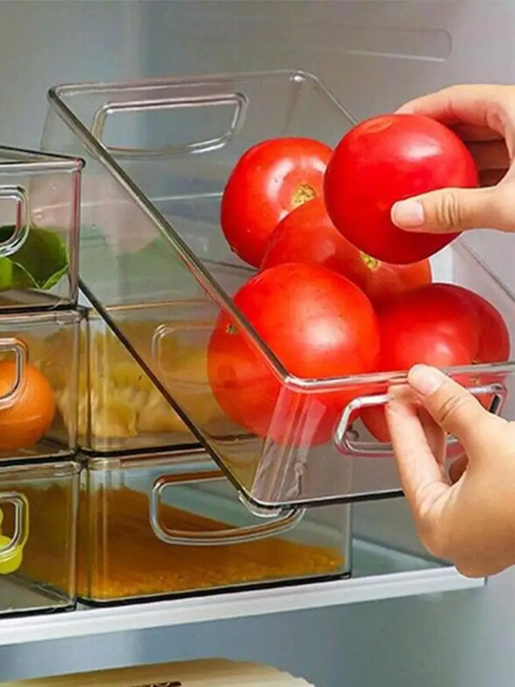 Органайзер для холодильника Bin Штабелируемый контейнер для хранения продуктов в холодильнике с ручками, прозрачные морозильные камеры, гер...
Органайзер для холодильника Bin Штабелируемый контейнер для хранения продуктов в холодильнике с ручками, прозрачные морозильные камеры, гер...