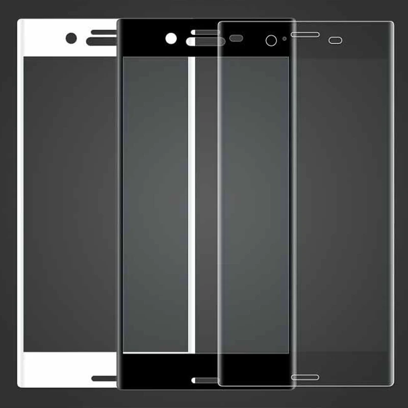 3d curved full cover screen protector tempered glass for sony xperia xz f8332 x compact mini f5321 protective film guard | Мобильные