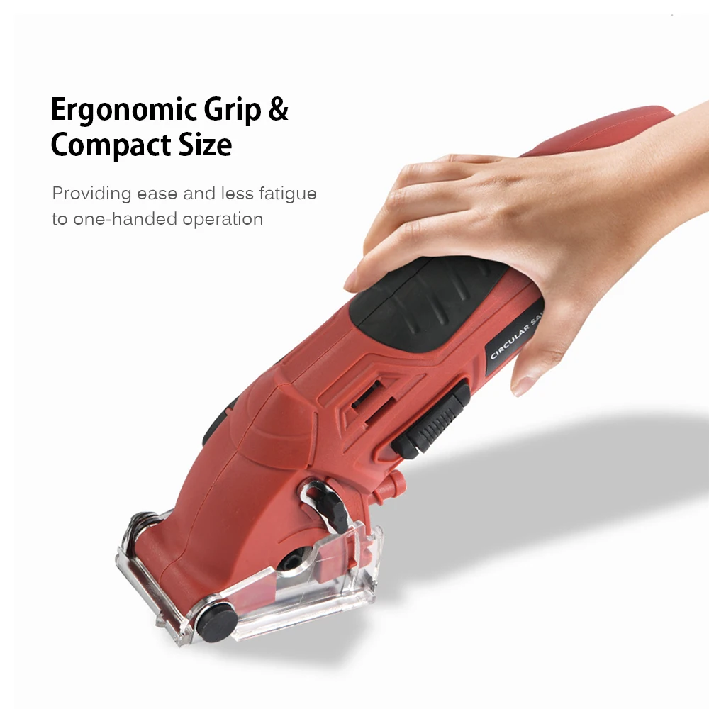 Circular Saw Compact Electric Circular Saw with 3 Blades 3400RPM Adjustable Cutting Depth Handheld Circular Saw with Storage Box
Circular Saw Compact Electric Circular Saw with 3 Blades 3400RPM Adjustable Cutting Depth Handheld Circular Saw with Storage Box