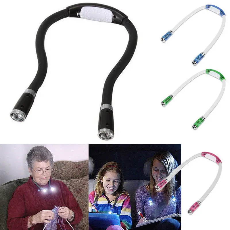 LED Light Reading Lamp Knitting Crocheting Hug Light LED Handsfree Reading Walk Neck Lamp Flexible Portable Book Reading Light
LED Light Reading Lamp Knitting Crocheting Hug Light LED Handsfree Reading Walk Neck Lamp Flexible Portable Book Reading Light