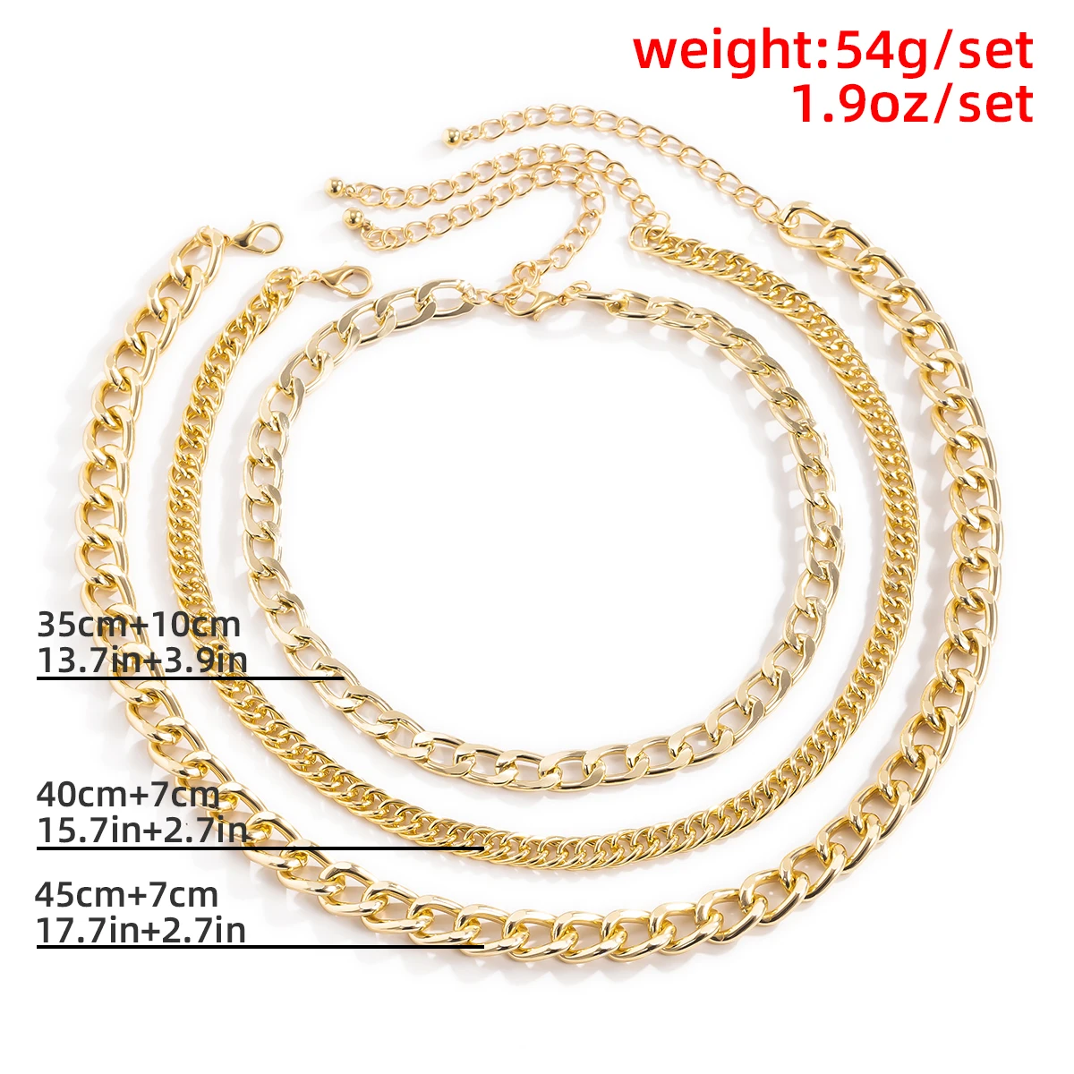 3Pcs/Set Vintage Big Chunky Chain Necklace for Women Gold Color Fashion Statement Punk Boho Choker Necklaces Neck Jewelry 2021
3Pcs/Set Vintage Big Chunky Chain Necklace for Women Gold Color Fashion Statement Punk Boho Choker Necklaces Neck Jewelry 2021