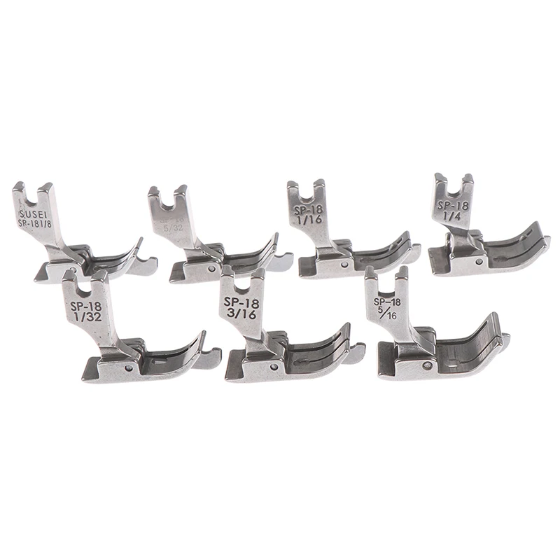 1PC Metal Presser Foot SP-18 Industrial Sewing Machine Flat Car Moving Edge Single Needle Flat 1/4 1/8 3/8 1/16 3/16 5/16 1/32
1PC Metal Presser Foot SP-18 Industrial Sewing Machine Flat Car Moving Edge Single Needle Flat 1/4 1/8 3/8 1/16 3/16 5/16 1/32