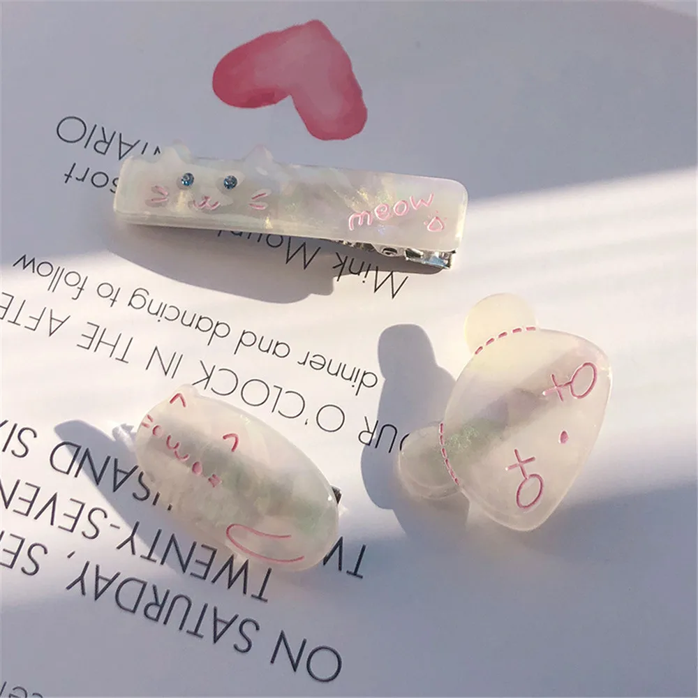 Cat Bear Acetate Sheet Hair Clip Barrette Headwear Girls Women Korea Candy Color Hairpin Duckbill Clip Ponytail Headwear Women
Cat Bear Acetate Sheet Hair Clip Barrette Headwear Girls Women Korea Candy Color Hairpin Duckbill Clip Ponytail Headwear Women