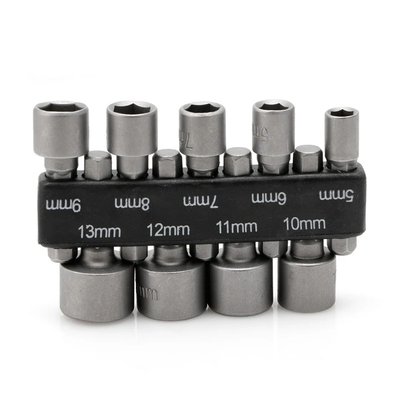 9pcs 5-13mm Power Nut Driver Drill Bit 1/4" Hex Shank Metric Socket Wrench Screw
9pcs 5-13mm Power Nut Driver Drill Bit 1/4" Hex Shank Metric Socket Wrench Screw