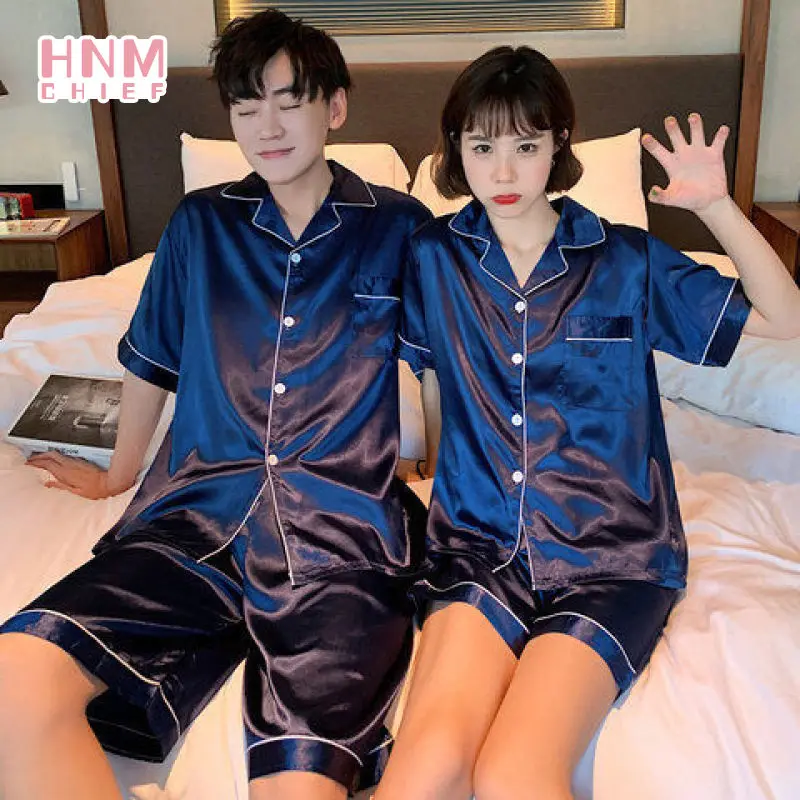 Womens Fashion Print Short Sleeve Home 2-piece Set Casual Thin Summer Comfort Pajama Set Satin Homewear Couple Slim Suit
Womens Fashion Print Short Sleeve Home 2-piece Set Casual Thin Summer Comfort Pajama Set Satin Homewear Couple Slim Suit