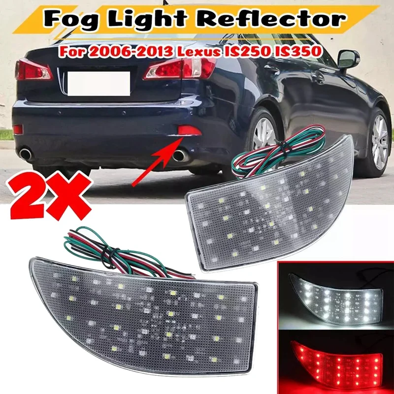 Car LED Rear Bumper Reflector Brake Light Tail Lamp for Lexus IS250 IS350 2006-2013
Car LED Rear Bumper Reflector Brake Light Tail Lamp for Lexus IS250 IS350 2006-2013