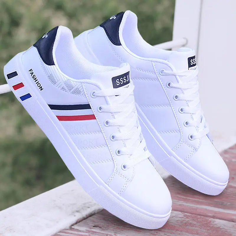 High quality white vulcanized sports shoes street sale fashion sale flat shoes 2021 men's Korean fashion lace PU casual shoes
High quality white vulcanized sports shoes street sale fashion sale flat shoes 2021 men's Korean fashion lace PU casual shoes