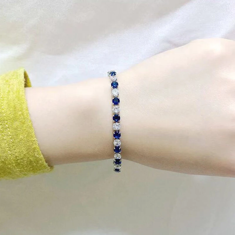 Classic 4mm Full 3A Zircon Tennis Bracelet Women 925 Sterling Silver INS Desigh Chain Bracelet Wedding Office Birthday Gift
Classic 4mm Full 3A Zircon Tennis Bracelet Women 925 Sterling Silver INS Desigh Chain Bracelet Wedding Office Birthday Gift