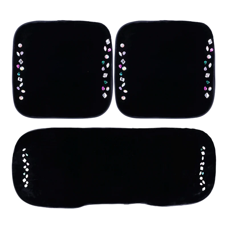 Colorful Rhinestones Plush Fur Car Seat Covers Protector Driver Pad Car styling Diamond Velvet Seat Cushion Auto Accessories
Colorful Rhinestones Plush Fur Car Seat Covers Protector Driver Pad Car styling Diamond Velvet Seat Cushion Auto Accessories