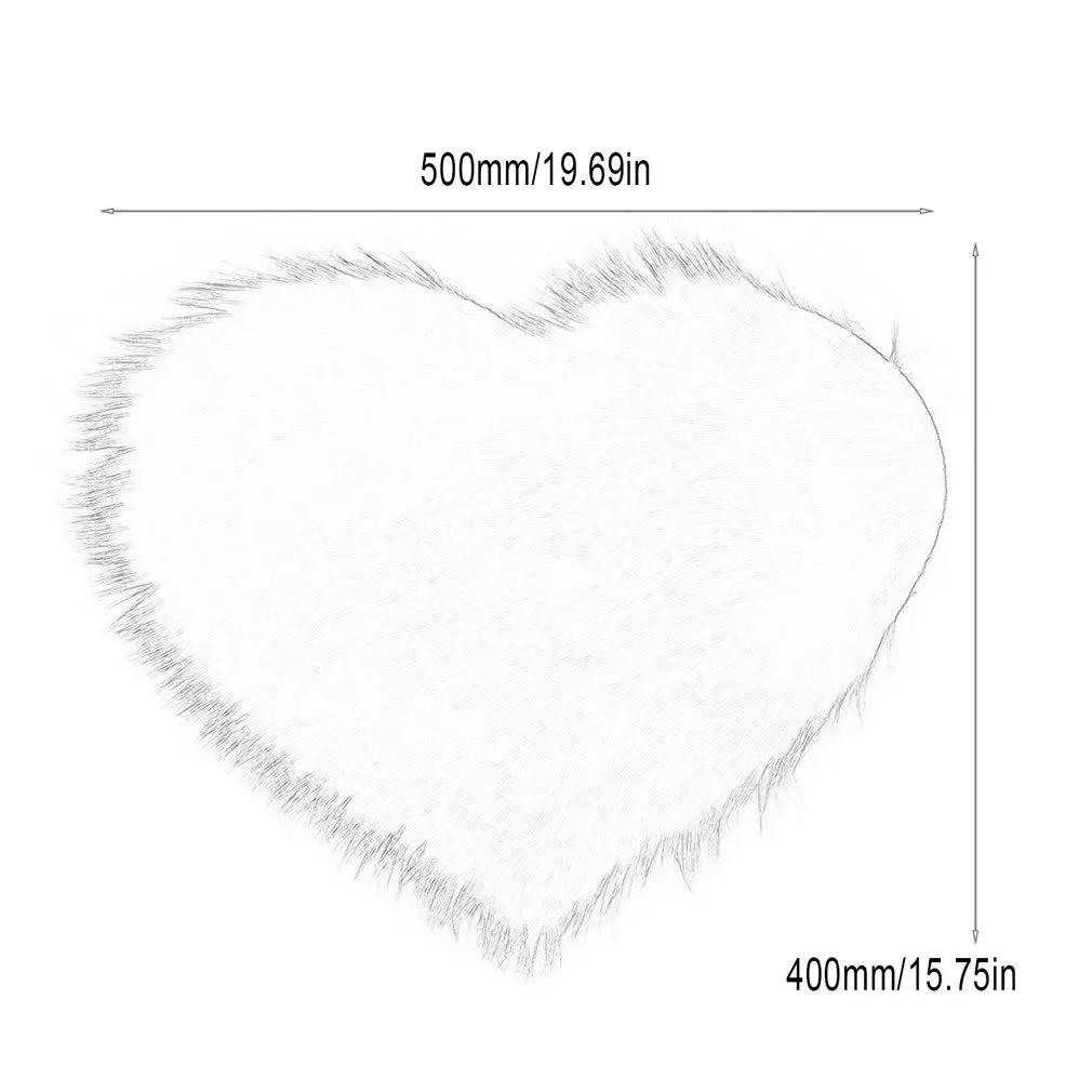 1 pcs Cross-border imitation wool peach heart carpet mat mattress sofa cushion foot pad plush heart mat
1 pcs Cross-border imitation wool peach heart carpet mat mattress sofa cushion foot pad plush heart mat