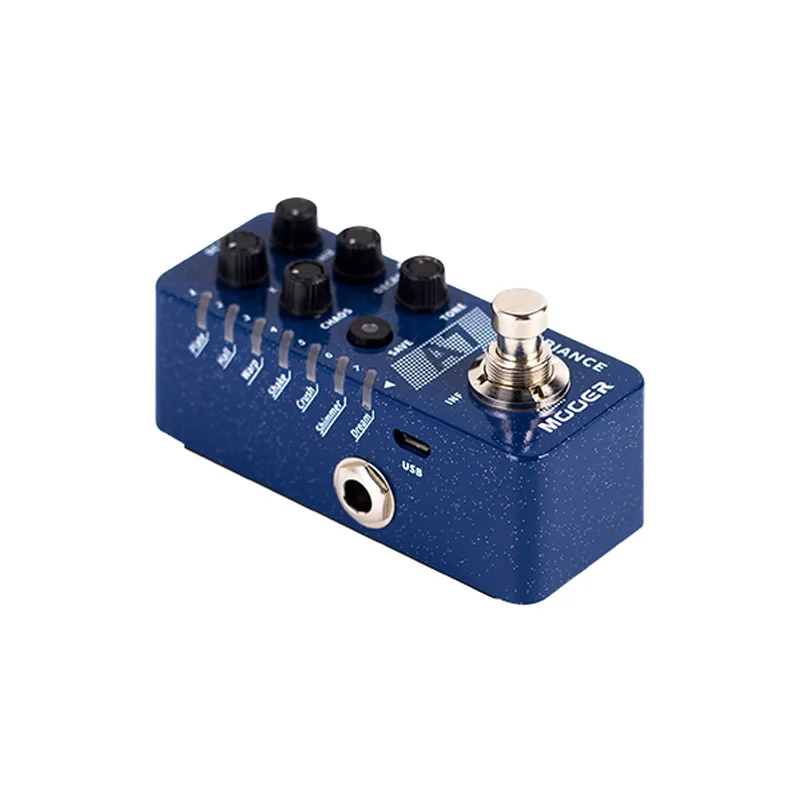 MOOER A7 Ambient Reverb Guitar Pedal Built-in Plate Mod Lofi Reverb Shimmer 7 Effects Infinite Trail from Classic to Psychedelic
MOOER A7 Ambient Reverb Guitar Pedal Built-in Plate Mod Lofi Reverb Shimmer 7 Effects Infinite Trail from Classic to Psychedelic