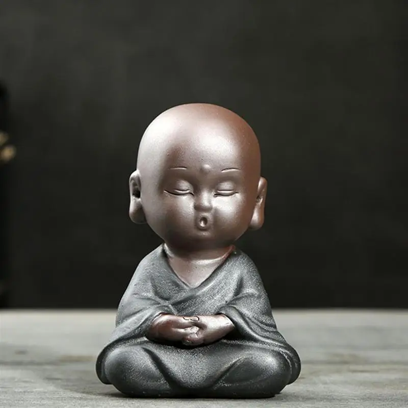 Buddhas Miniature Craft Tea Desk Ornament Little Monks Figurines Tea Pet Adornment
Buddhas Miniature Craft Tea Desk Ornament Little Monks Figurines Tea Pet Adornment