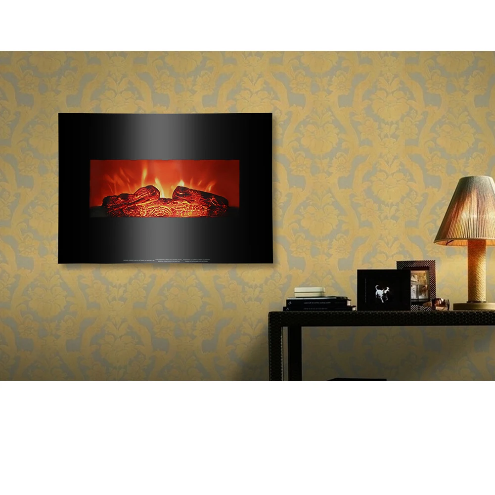 Fireplace Electric Mechanical Home Office Wall-mounted Control Panel Operation Realistic Wood Black Heating Present
Fireplace Electric Mechanical Home Office Wall-mounted Control Panel Operation Realistic Wood Black Heating Present