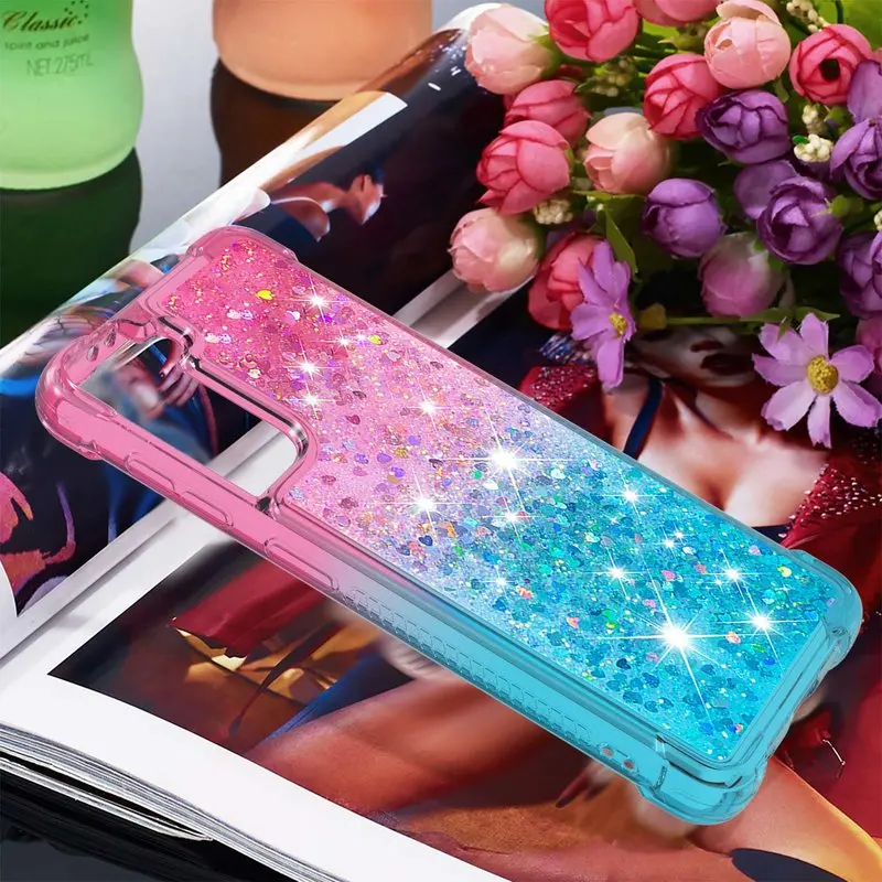 For Samsung S21 5G Case Liquid Glitter Quicksand Back Cover For S21 UItra S21 Plus 5G Soft Silicone Bumper Shockproof Phone Case
For Samsung S21 5G Case Liquid Glitter Quicksand Back Cover For S21 UItra S21 Plus 5G Soft Silicone Bumper Shockproof Phone Case