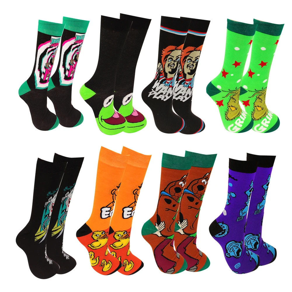 2 Pairs Men Cartoon Anime Funny Socks Women's Cotton Hip Hop High Quality Sewing Patte Casual Skateboard Socks
2 Pairs Men Cartoon Anime Funny Socks Women's Cotton Hip Hop High Quality Sewing Patte Casual Skateboard Socks