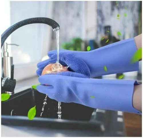 2pcs Silicone Cleaning Gloves Multifunction Magic Silicone Dish Washing Gloves For Kitchen Household Silicone Washing
2pcs Silicone Cleaning Gloves Multifunction Magic Silicone Dish Washing Gloves For Kitchen Household Silicone Washing