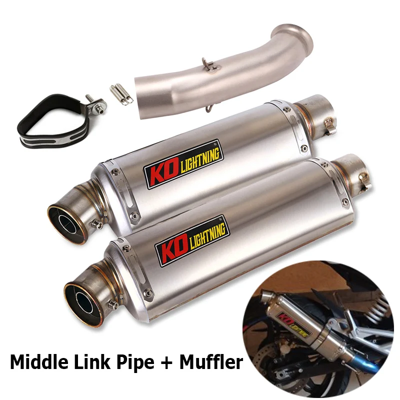 51mm Motorcycle Modified Middle Connect Pipe Exhaust Muffler Tips For DUKE 390 RC390 125 250 2017-2020 Husqvarna 401 2018-2019
51mm Motorcycle Modified Middle Connect Pipe Exhaust Muffler Tips For DUKE 390 RC390 125 250 2017-2020 Husqvarna 401 2018-2019