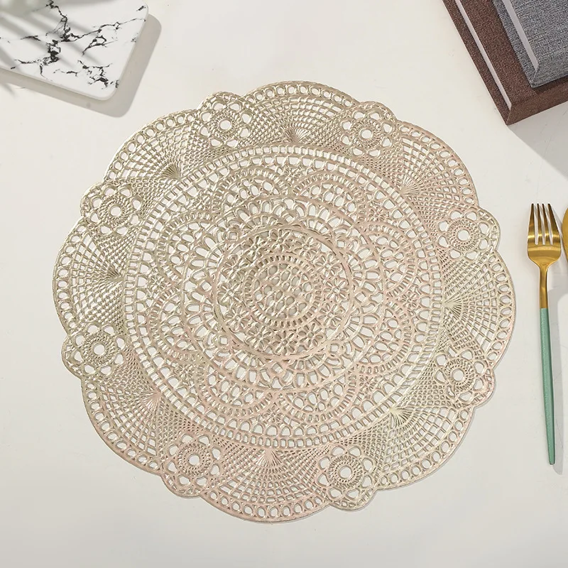PVC Hollow Flower Non-slip Mats Kitchen Placemat Coaster Insulation Pad Dish Coffee Cup Table Mat Home Hotel Decor 51176
PVC Hollow Flower Non-slip Mats Kitchen Placemat Coaster Insulation Pad Dish Coffee Cup Table Mat Home Hotel Decor 51176