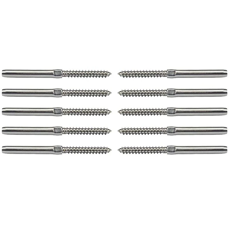 For 1/8Inch Cable Railing Kit, 316 Stainless Steel For Stair Railing Cable Deck Railing DIY Wood Baluster Kit (5 Pair)
For 1/8Inch Cable Railing Kit, 316 Stainless Steel For Stair Railing Cable Deck Railing DIY Wood Baluster Kit (5 Pair)