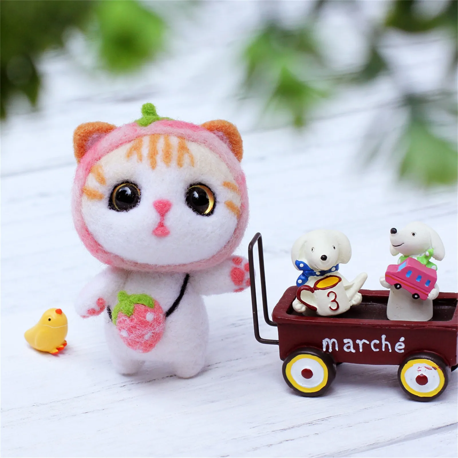 Valentine's Day DIY Gift Cute Cat Pattern Handmade DIY Poke Wool Felts 2020 Felt Craft Poked Kitting Non-Finished DIY F
Valentine's Day DIY Gift Cute Cat Pattern Handmade DIY Poke Wool Felts 2020 Felt Craft Poked Kitting Non-Finished DIY F