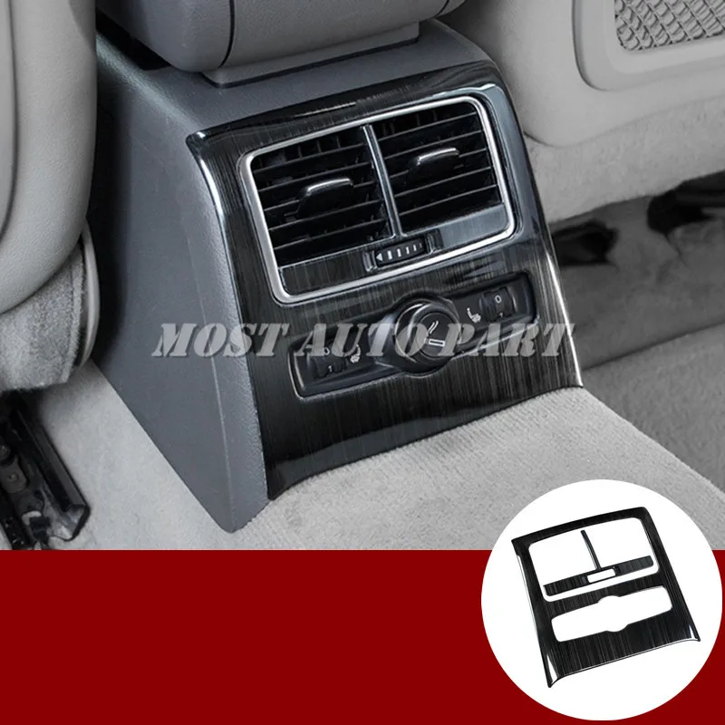 Inner Console Rear Air Vent Outlet Frame Trim Cover For Audi A6 C6 2005-2011 Black/Silver Car accesories interior Car decoration
Inner Console Rear Air Vent Outlet Frame Trim Cover For Audi A6 C6 2005-2011 Black/Silver Car accesories interior Car decoration