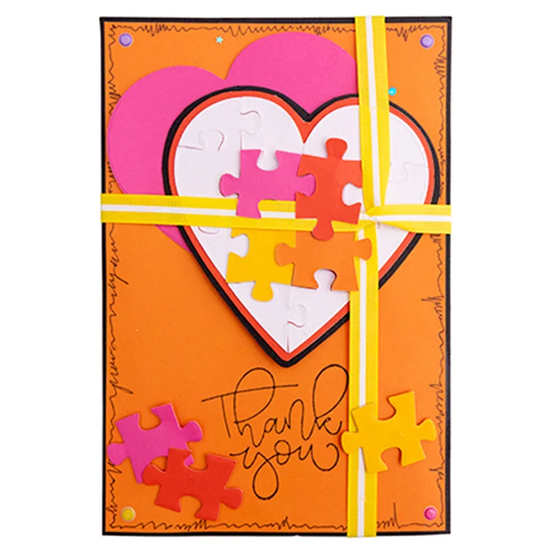 Cutting dies Metal Carbon Steel cutting tool die for heart-shaped puzzle frame DIY handmade crafts daomu
Cutting dies Metal Carbon Steel cutting tool die for heart-shaped puzzle frame DIY handmade crafts daomu
