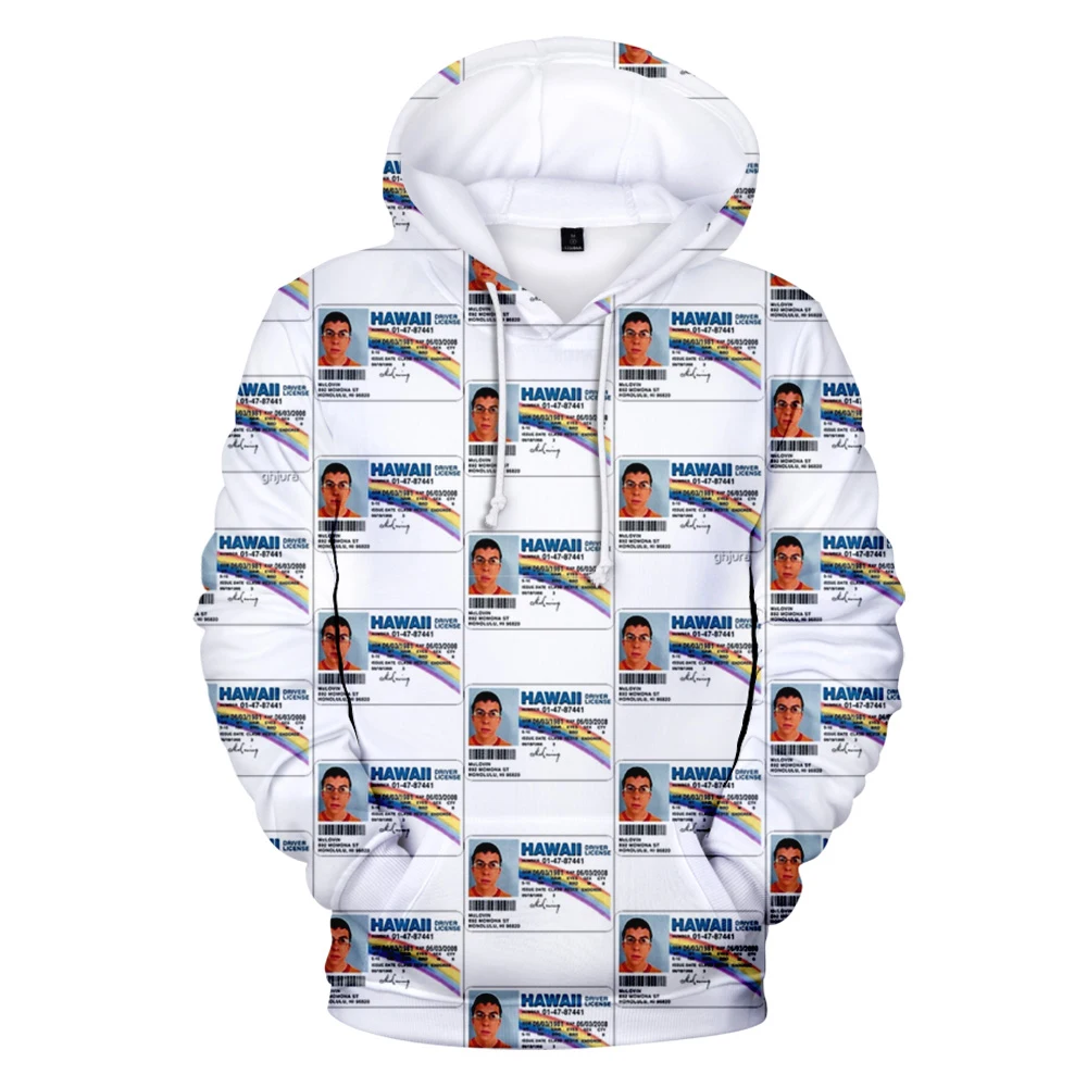 2021 McLovin American comedy Superbad 3D Hoodies Sweatshirt Winter Cartoon Stylish New Pullovers Adult Kids Long Sleeve Clothes
2021 McLovin American comedy Superbad 3D Hoodies Sweatshirt Winter Cartoon Stylish New Pullovers Adult Kids Long Sleeve Clothes