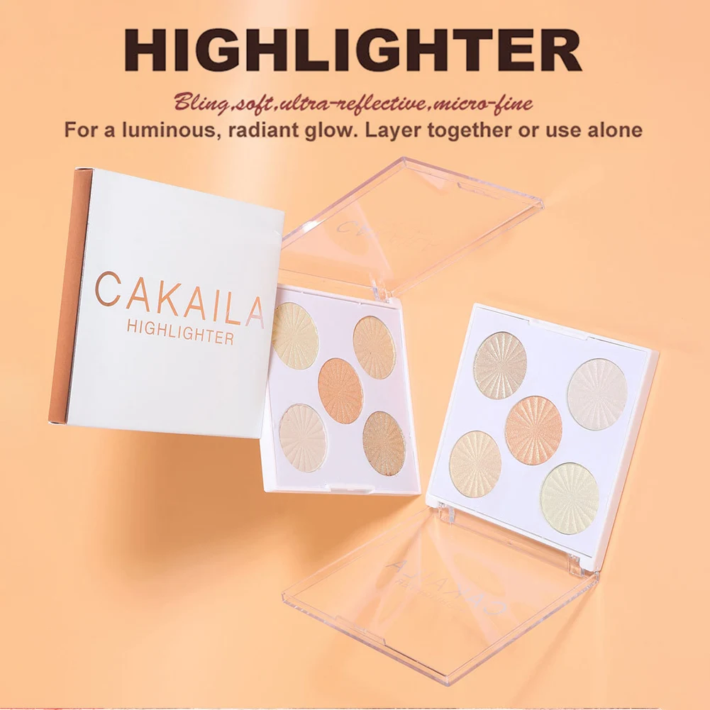 Highlighter Powder Palette Waterproof Long Lasting Highlighter Baked Lighten Skin Color Face Contour PowderPowder Cosmetics
Highlighter Powder Palette Waterproof Long Lasting Highlighter Baked Lighten Skin Color Face Contour PowderPowder Cosmetics