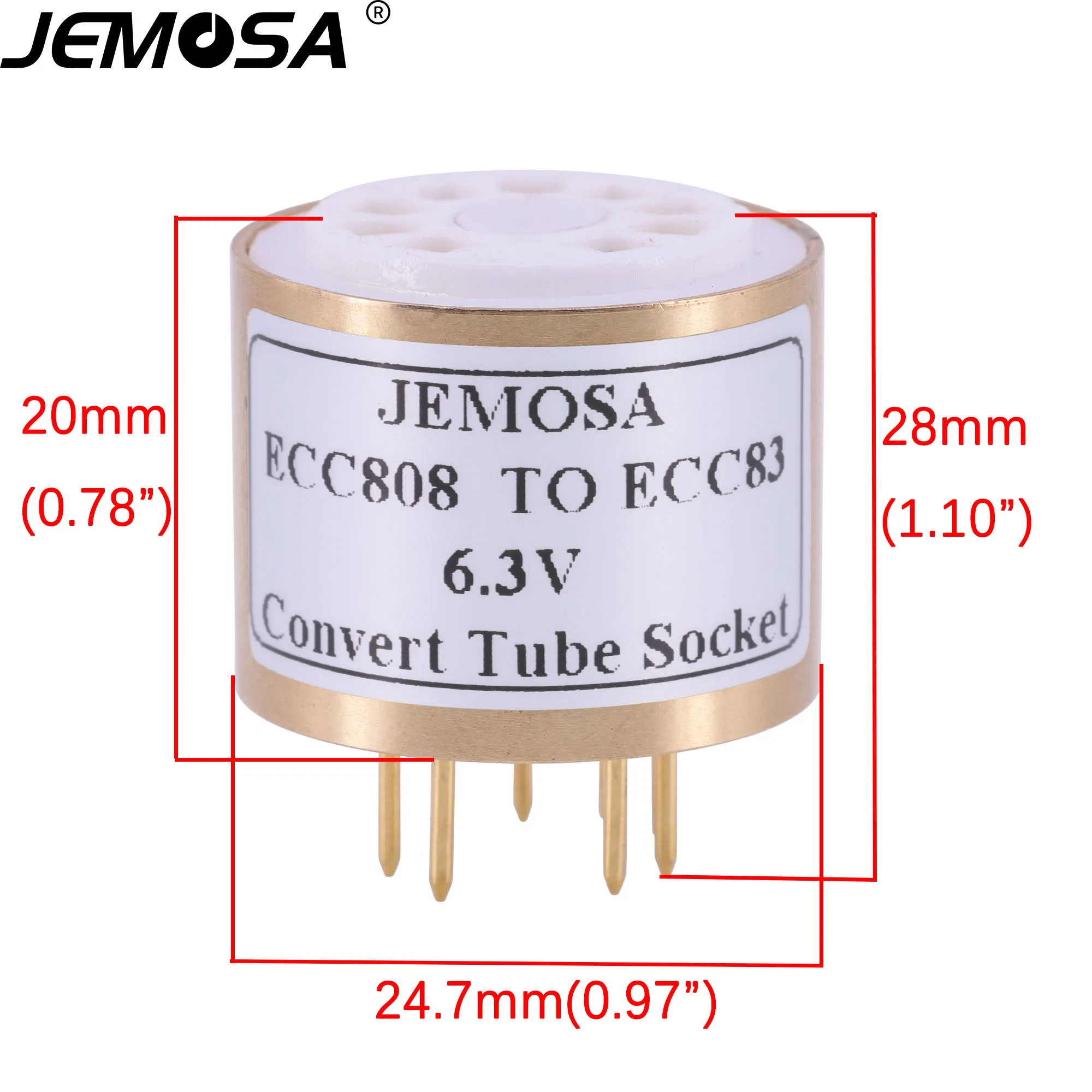 1 шт. ECC808 на ECC83 ECC82 12AX7 12AU7 6 3 В трубка (нижняя) DIY аудио усилитель вакуумная