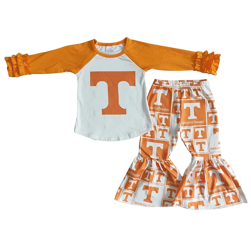 Baby clothes yellow long sleeves with letter T pants with letters T baby brush and comb set baby two piece set clothing
Baby clothes yellow long sleeves with letter T pants with letters T baby brush and comb set baby two piece set clothing