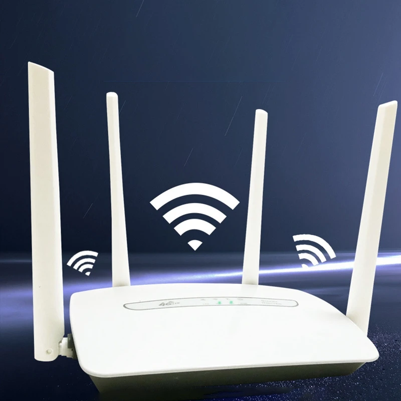 WiFi роутер 4G беспроводной маршрутизатор 150 Мбит/с 4 антеннами до 32 пользователей