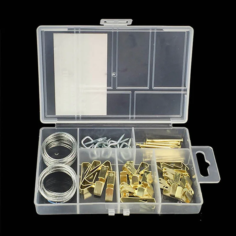 Hardware Set Picture Frame Hook 60pc Homeuse Calendar Hanging Kit Multipurpose Hang Preparing Toolkit
Hardware Set Picture Frame Hook 60pc Homeuse Calendar Hanging Kit Multipurpose Hang Preparing Toolkit