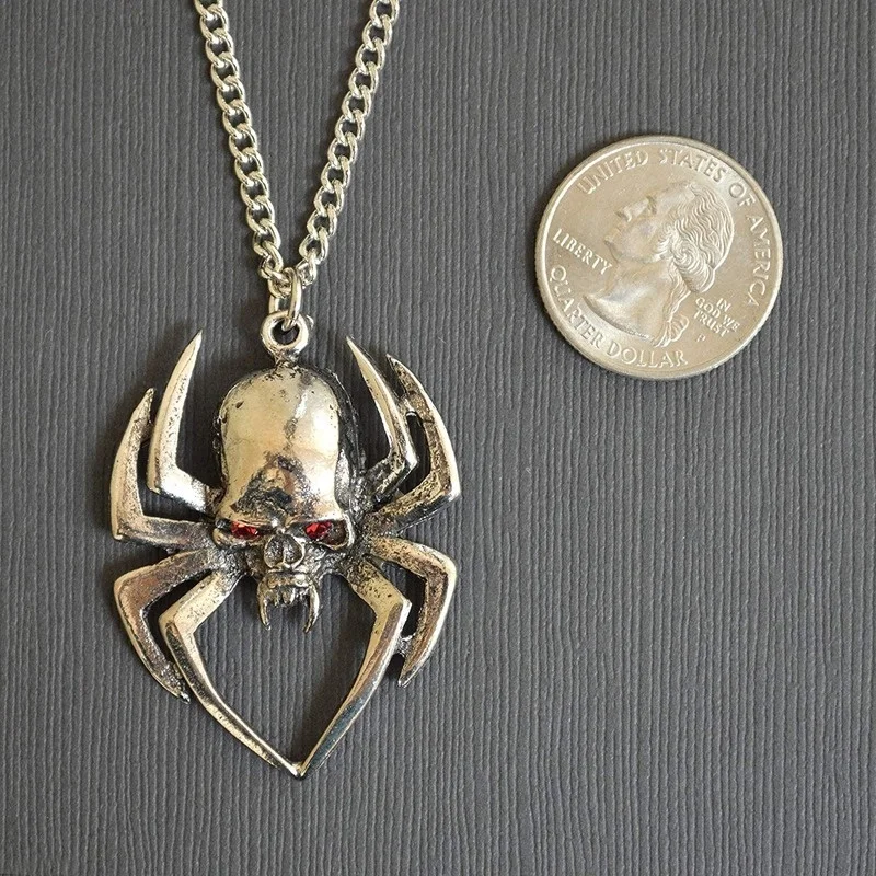 Fashion Exquisite Trend Spider Skull Shape Men's Birthday Gift Jewelry Necklace Anniversary Party Party Jewelry Wholesale
Fashion Exquisite Trend Spider Skull Shape Men's Birthday Gift Jewelry Necklace Anniversary Party Party Jewelry Wholesale