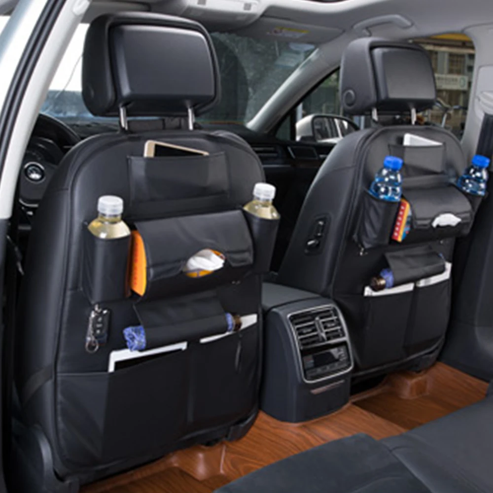 

Car Seat Organizer Storage Bag Cup Holder Tablet Pouch For Peugeot 103 106 107 GTI CC T9 404 504 505 607 RCZ 206 205 207 208 508