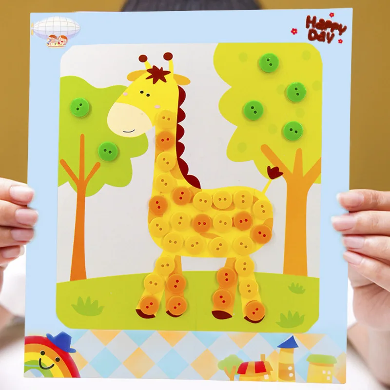 5Pcs/Set Kids DIY Craft Button Sticker Educational Toys For Children Creative Cartoon Puzzle Learning Arts And Crafts Toys Gift
5Pcs/Set Kids DIY Craft Button Sticker Educational Toys For Children Creative Cartoon Puzzle Learning Arts And Crafts Toys Gift
