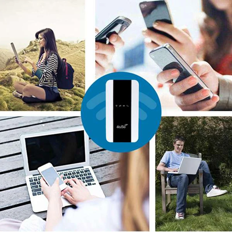 4G Wifi Router Portable MiFi Supports 4G/5G SIM Card 150Mbps Router Car Mobile WiFi Hotspot Router
4G Wifi Router Portable MiFi Supports 4G/5G SIM Card 150Mbps Router Car Mobile WiFi Hotspot Router